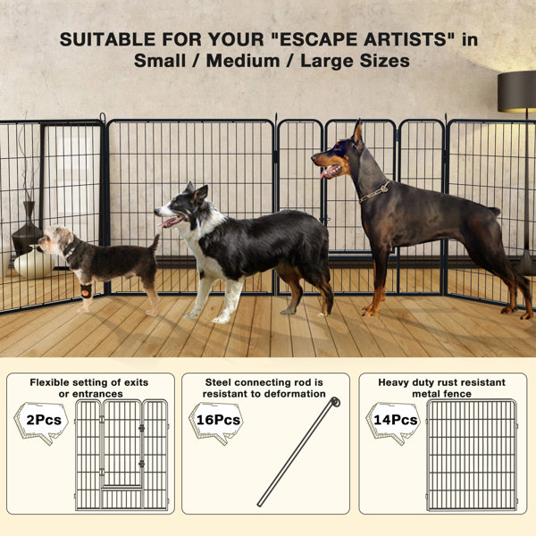 BOSSIN Heavy Duty Dog Pen & Reviews Wayfair